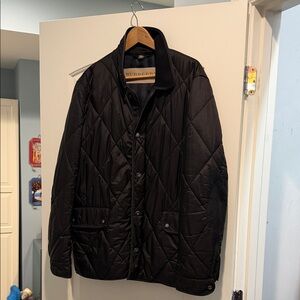 Burberry Men's Black Quilted Jacket (slim) check the measurements